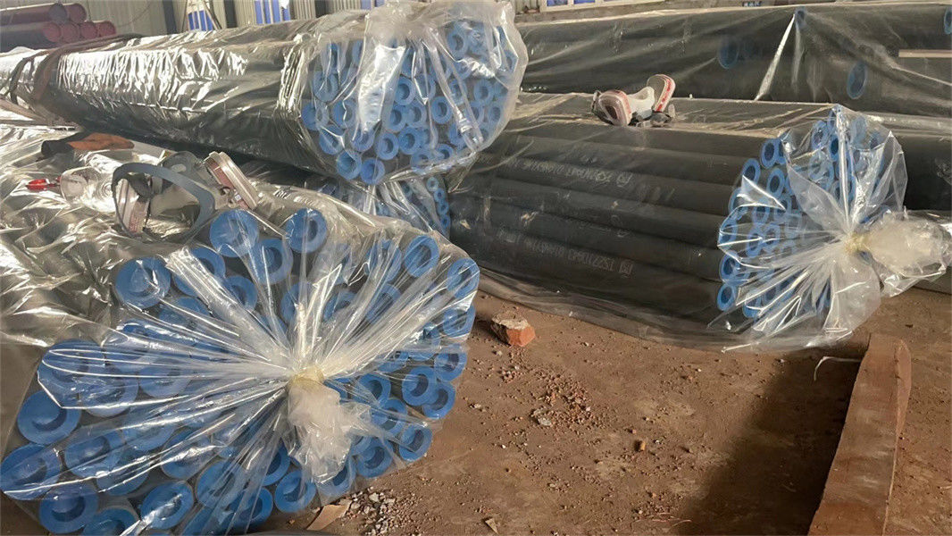 ASTM A53 A106 Tubo sem costura de aço carbono API 5L Tubos de linha redondos laminados a quente