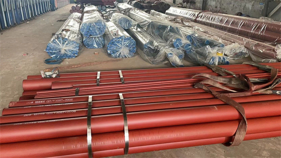 Tubo de aço sem costura de carbono laminado a quente para caldeira a vapor SMLS