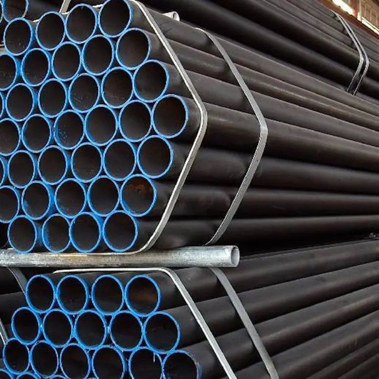 AISI 4130 Tubo sem costura de aço leve tubo redondo laminado a quente grau A Lista Ferro preto