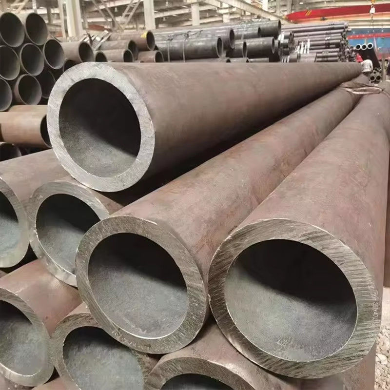 ASTM A106 GR.B Sch40 Sch80 Q345b Tubo de aço sem costura de carbono suave desenhado a frio