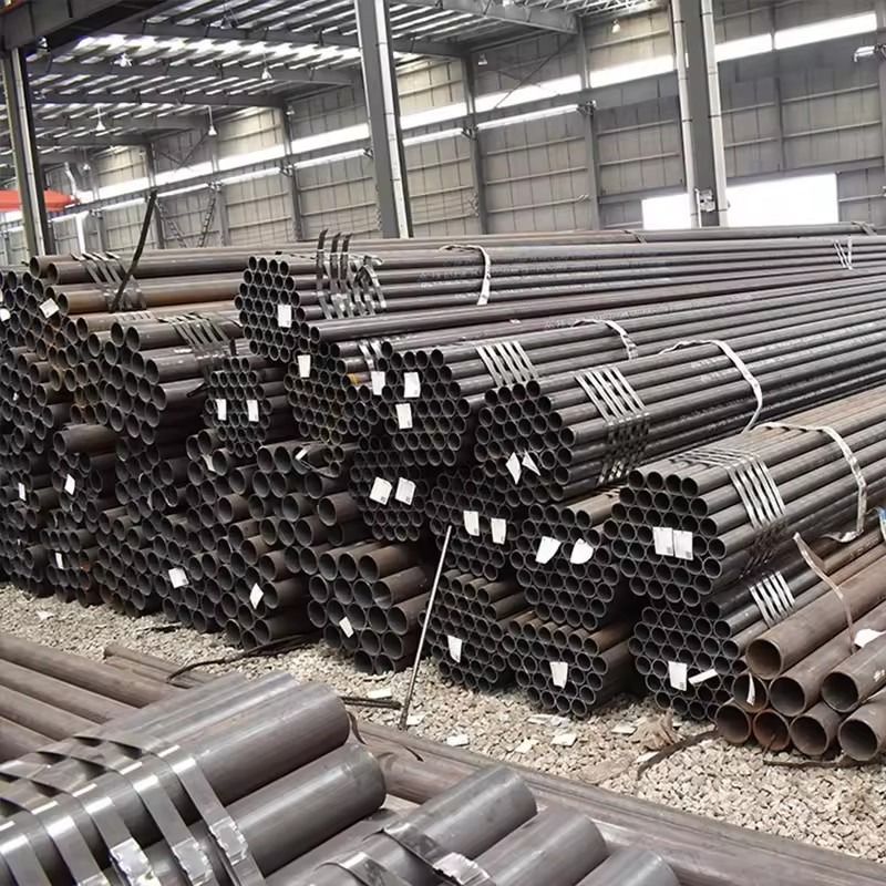 ASTM A106 GR.B Sch40 Sch80 Q345b Tubo de aço sem costura de carbono suave desenhado a frio
