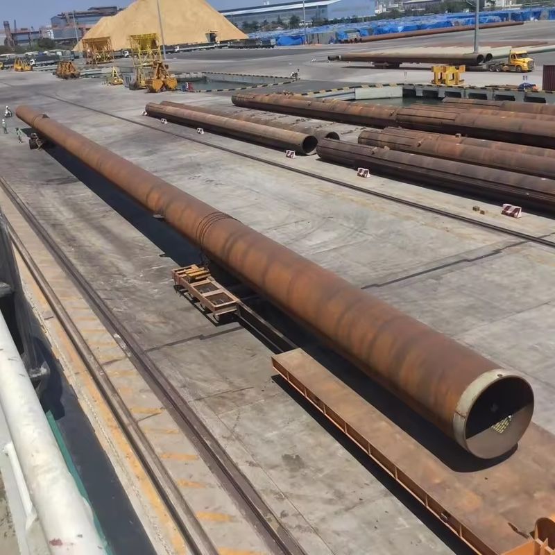 Tubo de aço carbono de alta pressão St37 St52 A106b Tubo de aço carbono sem costura de petróleo e gás